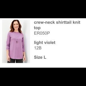 J Jill tunic top, size large